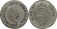 KREUZER 1735 WÜRTTEMBERG Wilhelm I. (1816-1864) SS