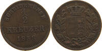 WÜRTTEMBERG 1/2 KREUZER 1858 Wilhelm I. (1816-1864) S 7,00 EUR  zzgl. 5,99 EUR Versand