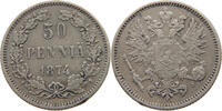 Finland 50 Pennia Alexander II. (1855-1881) -