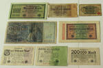 DEUTSCHES REICH LOT GERMANY COLLECTION BANKNOTES, LOT 15pc EMPIRE -