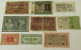 DEUTSCHES REICH LOT GERMANY COLLECTION BANKNOTES, LOT 15pc EMPIRE -