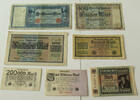 DEUTSCHES REICH LOT GERMANY COLLECTION BANKNOTES, LOT 15pc EMPIRE -
