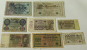 DEUTSCHES REICH LOT GERMANY COLLECTION BANKNOTES, LOT 15pc EMPIRE -
