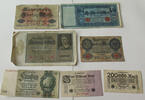 DEUTSCHES REICH LOT GERMANY COLLECTION BANKNOTES, LOT 15pc EMPIRE -