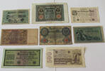 DEUTSCHES REICH LOT GERMANY COLLECTION BANKNOTES, LOT 15pc EMPIRE -