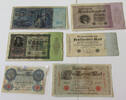 DEUTSCHES REICH LOT GERMANY COLLECTION BANKNOTES, LOT 15pc EMPIRE -