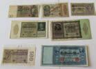 DEUTSCHES REICH LOT GERMANY COLLECTION BANKNOTES, LOT 15pc EMPIRE -