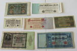 DEUTSCHES REICH LOT GERMANY COLLECTION BANKNOTES, LOT 15pc EMPIRE -