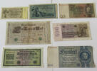 DEUTSCHES REICH LOT GERMANY COLLECTION BANKNOTES, LOT 15pc EMPIRE -