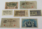 DEUTSCHES REICH LOT GERMANY COLLECTION BANKNOTES, LOT 15pc EMPIRE -