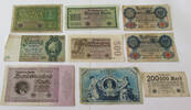 DEUTSCHES REICH LOT GERMANY COLLECTION BANKNOTES, LOT 15pc EMPIRE -