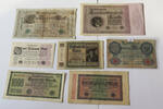 DEUTSCHES REICH LOT GERMANY COLLECTION BANKNOTES, LOT 15pc EMPIRE -