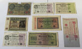DEUTSCHES REICH LOT GERMANY COLLECTION BANKNOTES, LOT 15pc EMPIRE -