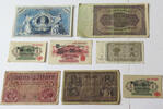 DEUTSCHES REICH LOT GERMANY COLLECTION BANKNOTES, LOT 15pc EMPIRE -