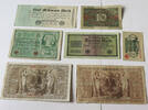 DEUTSCHES REICH LOT GERMANY COLLECTION BANKNOTES, LOT 15pc EMPIRE -