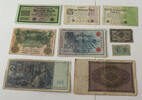 DEUTSCHES REICH LOT GERMANY COLLECTION BANKNOTES, LOT 15pc EMPIRE -