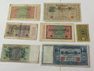 DEUTSCHES REICH LOT GERMANY COLLECTION BANKNOTES, LOT 15pc EMPIRE -