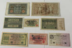 DEUTSCHES REICH LOT GERMANY COLLECTION BANKNOTES, LOT 15pc EMPIRE -