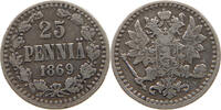 Finland 25 Pennia Alexander II. (1855-1881) Selten -