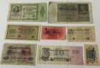 DEUTSCHES REICH LOT GERMANY COLLECTION BANKNOTES, LOT 15pc EMPIRE -