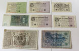 DEUTSCHES REICH LOT GERMANY COLLECTION BANKNOTES, LOT 15pc EMPIRE -