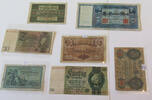 DEUTSCHES REICH LOT GERMANY COLLECTION BANKNOTES, LOT 15pc EMPIRE -