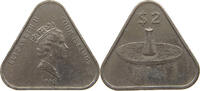COOK ISLANDS 2 DOLLARS Elizabeth II. (1952-2022) -