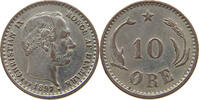DENMARK 10 ÖRE Christian IX. (1863-1906) -