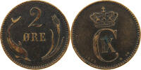 DENMARK 2 ÖRE Christian IX. (1863-1906) -