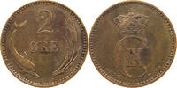 DENMARK 2 ÖRE Christian IX. (1863-1906) -
