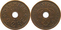 DENMARK 2 ÖRE Christian X. (1912-1947) -