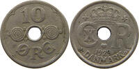 DENMARK 25 ÖRE Christian X. (1912-1947) -