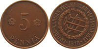 5 PENNIÄ 1918 FINLAND  SS