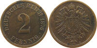 2 PFENNIG 1876 G KAISERREICH  SS