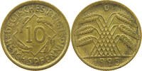10 REICHSPFENNIG 1925 D WEIMARER REPUBLIK  SS-VZ