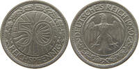 50 REICHSPFENNIG 1930 J WEIMARER REPUBLIK  SS