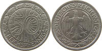 50 REICHSPFENNIG 1931 J WEIMARER REPUBLIK SELTEN SS
