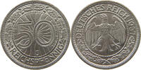 DRITTES REICH 50 REICHSPFENNIG SELTEN -