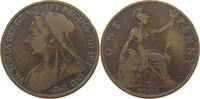 GREAT BRITAIN PENNY Victoria 1837-1901 -