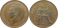 GREAT BRITAIN PENNY George VI. (1936-1952) -