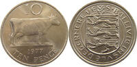 GUERNSEY 10 PENCE 1977 VZ