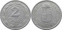 HUNGARY 2 PENGÖ Admiral Miklos Horty 1920-1944. -