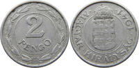 HUNGARY 2 PENGÖ Admiral Miklos Horty 1920-1944. -