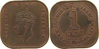 MALAYA CENT George VI. (1936-1952) -