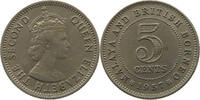 MALAYA AND BRITISH BORNEO 5 CENTS Elizabeth II. (1952-2022) -