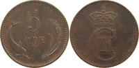 DENMARK 5 ÖRE Christian IX. (1863-1906) -