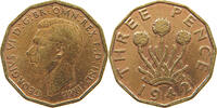 GREAT BRITAIN 3 PENCE George VI. (1936-1952) -