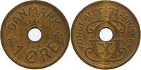 DENMARK 1 ÖRE CHRISTIAN X. (1912-1947) -