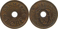 DENMARK 1 ÖRE CHRISTIAN X. (1912-1947) -