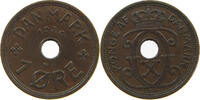 DENMARK 1 ÖRE CHRISTIAN X. (1912-1947) -
